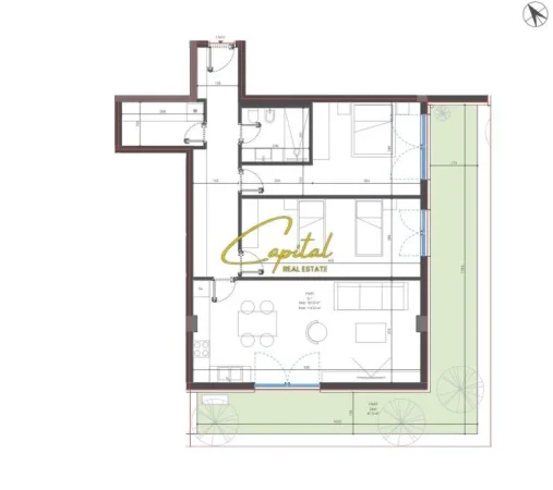 Vlore, shitet apartament 2+1 Kati 0, 165 m² 380.299 € (DHERMI)