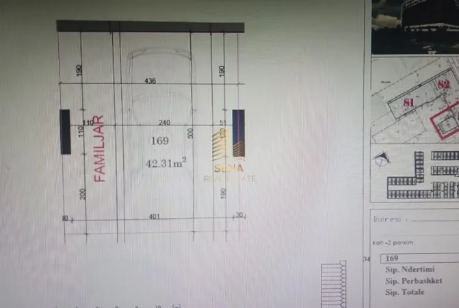 Tirane, shitet garazh | post parkimi Kati -2, 23 m² 32.000 € (Kompleksi Mirabela)