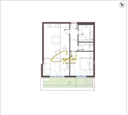 Vlore, shitet apartament 1+1 Kati 0, 104 m² 253.656 € (DHERMI)