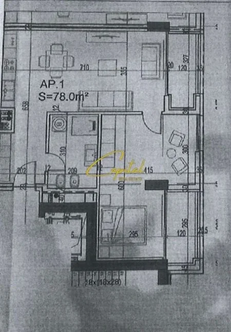 Vlore, shitet apartament 1+1 Kati 4, 92 m² 230.750 € (VLORE)