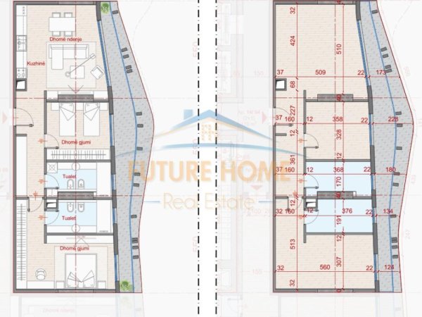Tirane, shitet apartament 2+1+Ballkon Kati 14, 139 m² (Rezidenca Top Seven Tower)