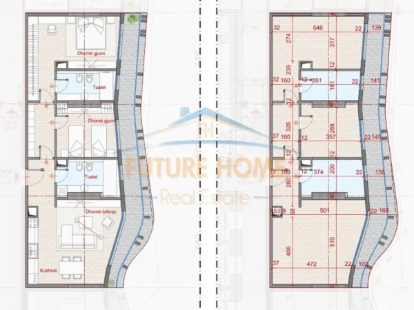 Tirane, shitet apartament 2+1+Ballkon Kati 14, 137 m² (Rezidenca Top Seven Tower)