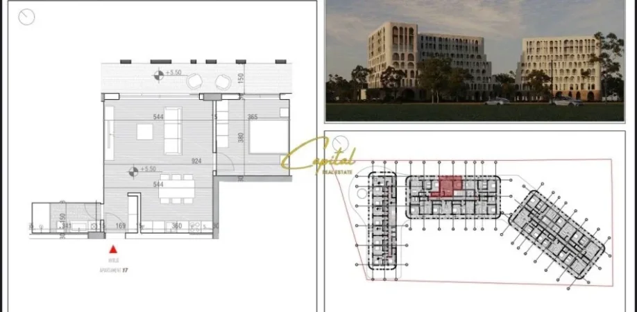Vlore, shitet apartament 1+1 Kati 1, 97 m² 230.248 € (VLORE)