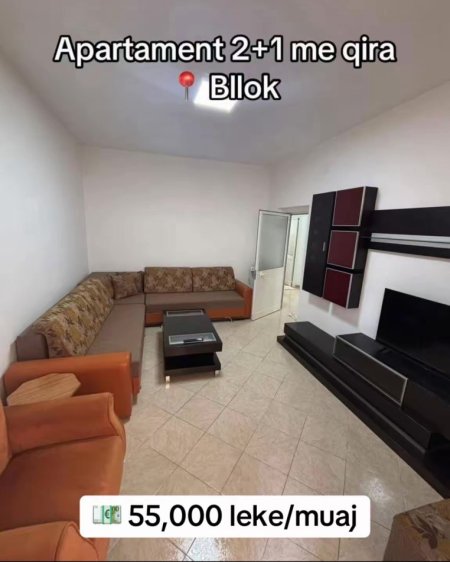 Tirane, jepet me qera apartament 2+1 Kati 5, 550 € (Blloku)
