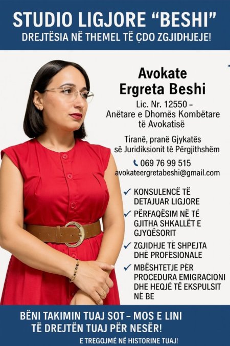 Tirane, ofroj Konsulence ligjore