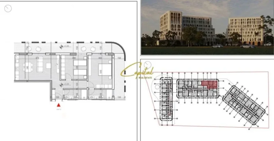 Vlore, shitet apartament 2+1 Kati 1, 157 m² 360.906 € (ORIKUM)