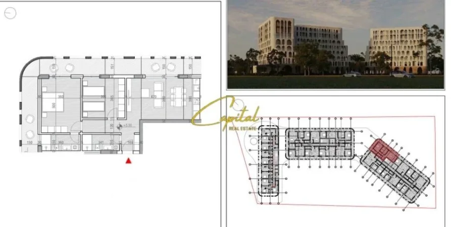 Vlore, shitet apartament 2+1 Kati 1, 157 m² 361.544 € (VLORE)