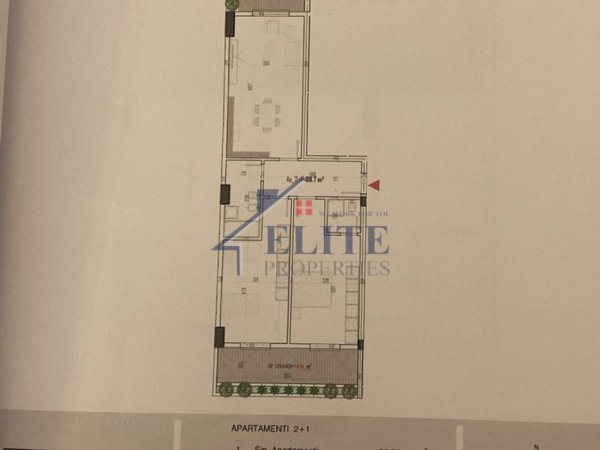 Tirane, shitet apartament 2+1+Ballkon Kati 0, 102 m² 121.469 € (Paskuqan)