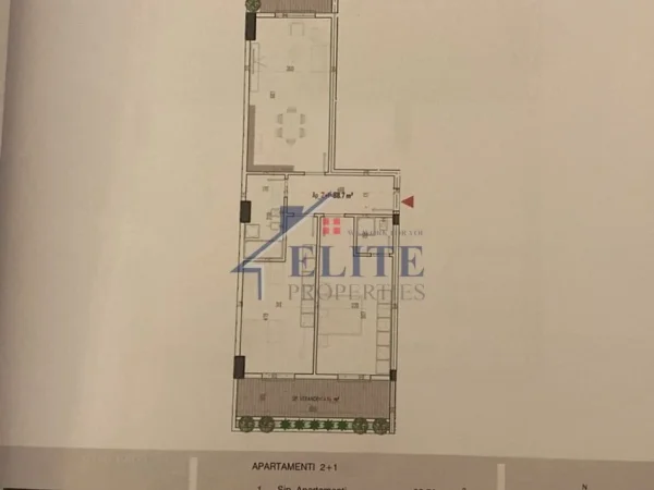 Tirane, shitet apartament 2+1+Ballkon Kati 0, 102 m² 121.469 € (Paskuqan)