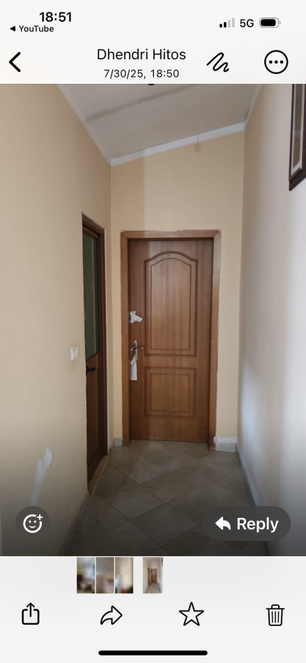 Tirane, shes apartament 2+1+BLK, me Çertifikate pronesie Kati 5, 87 m² 89000 Euro (prane Karburant Selita)