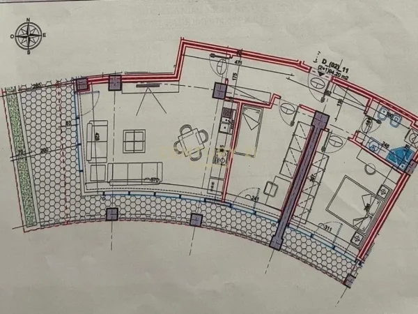 Tirane, jepet me qera zyre Kati 2, 110 m² 1.500 € (Lake View)