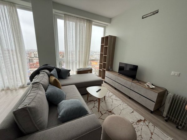 Tirane, jepet me qera apartament 1+1+Ballkon Kati 9, 50 m² 750 € (Rruga Riza Cerova)