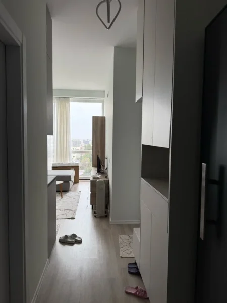 Tirane, jepet me qera apartament 1+1+Ballkon Kati 9, 50 m² 750 € (Rruga Riza Cerova)