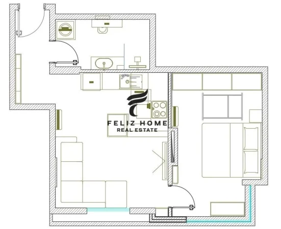 Tirane, shitet apartament 1+1 Kati 4, 60 m² 176.000 € (RRUGA KAVAJES)