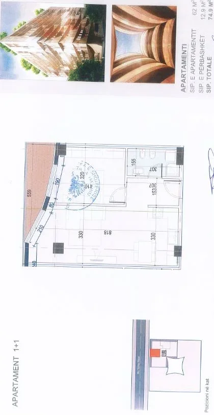 Tirane, jepet me qera apartament 2+1+Ballkon Kati 4, 100 m² (Rruga Mine Peza)