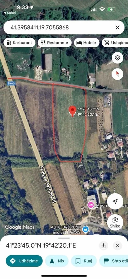 Tirane, shitet toke , 13.600 m² 90.000 € 