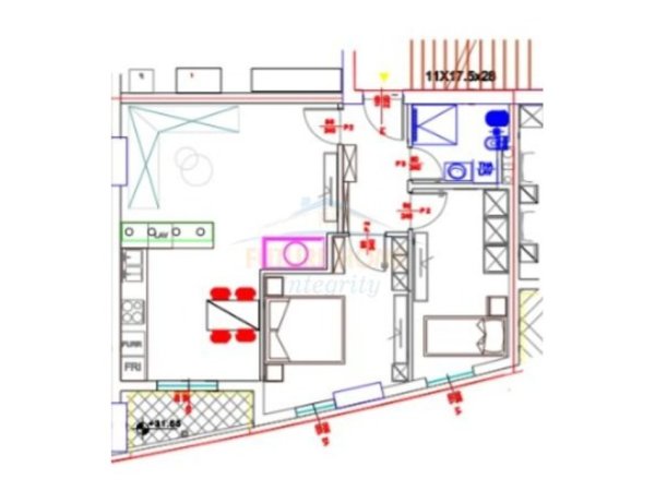 Tirane, shitet apartament 2+1+Ballkon Kati 9, 139.500 m² 139.500 € (Ali Demi, Tiranë)