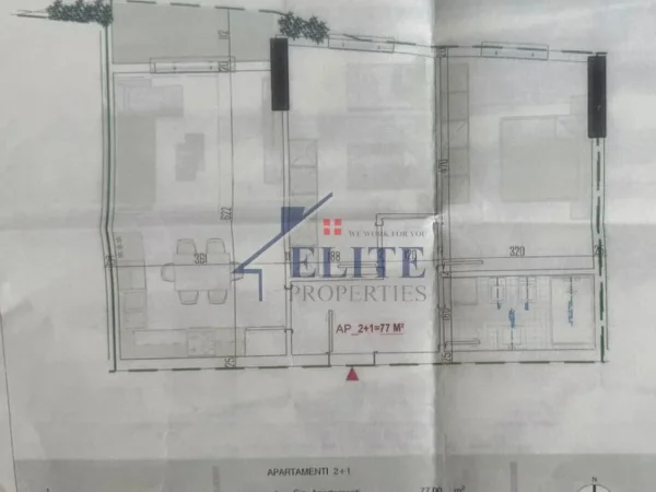 Tirane, shitet apartament 2+1+Ballkon Kati 5, 88 m² 105.216 € (Paskuqan)