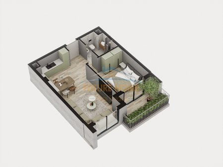 Tirane, shitet apartament 1+1 Kati 6, 69 m² 16.500.000 € 