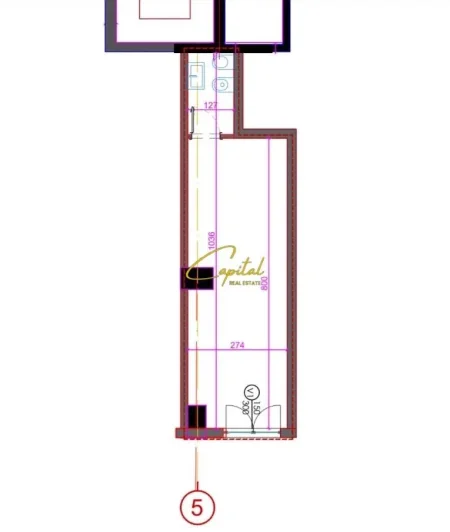 Tirane, shitet dyqan Kati 0, 32 m² 120.000 € (ASTIR)