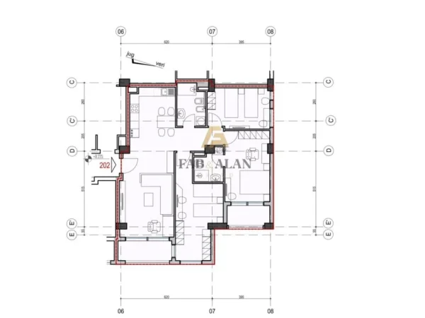 Tirane, shitet apartament 3+1 Kati 2, 132 m² 337.000 € (Pazari i Ri)