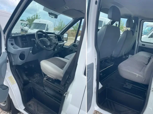 Durres, shitet Ford transit me vinç, Viti 2013, me dogane 16.000 €