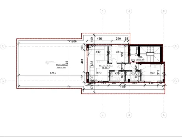 Sarande, shitet apartament+verande | Penthouse 2+1+Aneks+Ballkon Kati 5, 251 m² 500.000 € (Kanali i Cukes , Sarande)