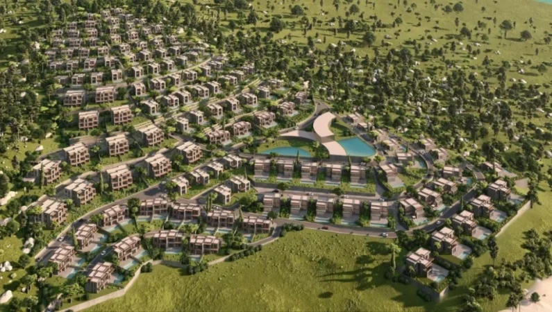 Dhermi - Palase, shitet apartament 2+1+Ballkon Kati 1, 116 m² 431.700 € (San Nicolas Palase)