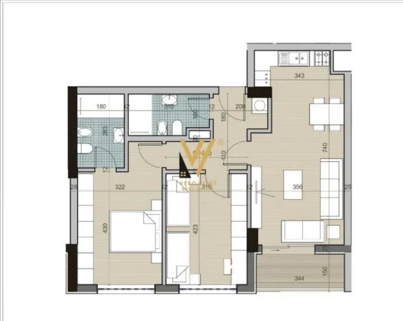 Tirane, shitet apartament 2+1+Ballkon Kati 6, 104 m² 118.000 € (KAMEZ)
