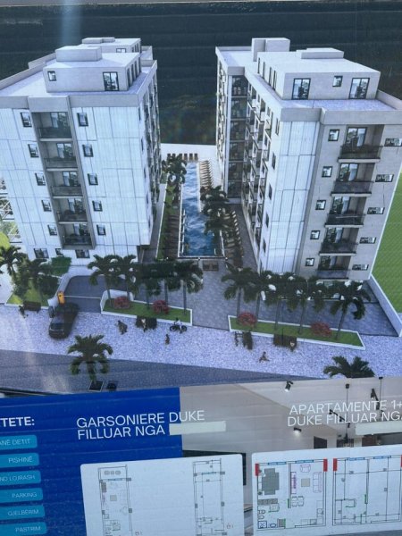 Apartamente 1+1/2+1 ne shitje 200m larg detit, Mali i Robit Durrës
