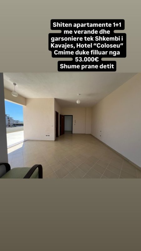 Tirane, shitet apartament 1+1+Ballkon , (Tek Shkembi i Kavajes, Hotel “Koloseu”)