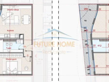Tirane, shitet apartament 1+1 Kati 18, 93 m² 22.400.000 € 