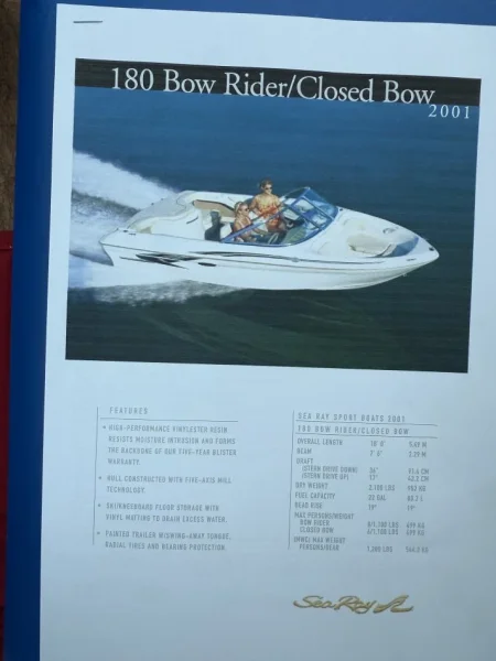 Vlore, shes Skaf SeaRay 180 BR