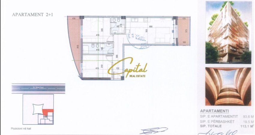 Tirane, jepet me qera zyre Kati 4, 113 m² 1.130 € (RRUGA MINE PEZA)