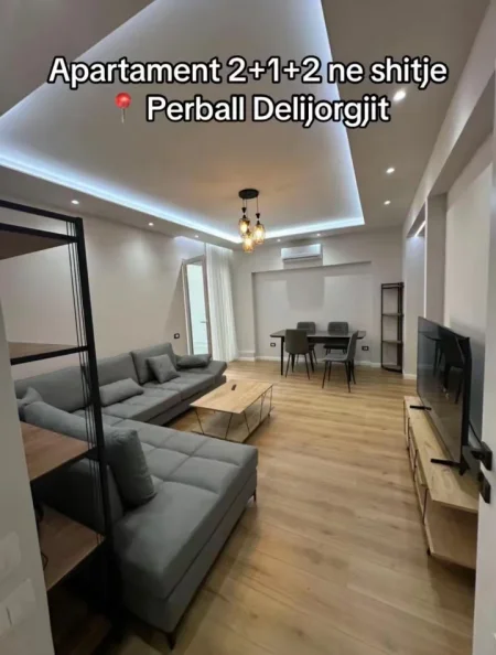 Tirane, shitet apartament 2+1 Kati 11, 110 m² (Perball Delijorgjit)
