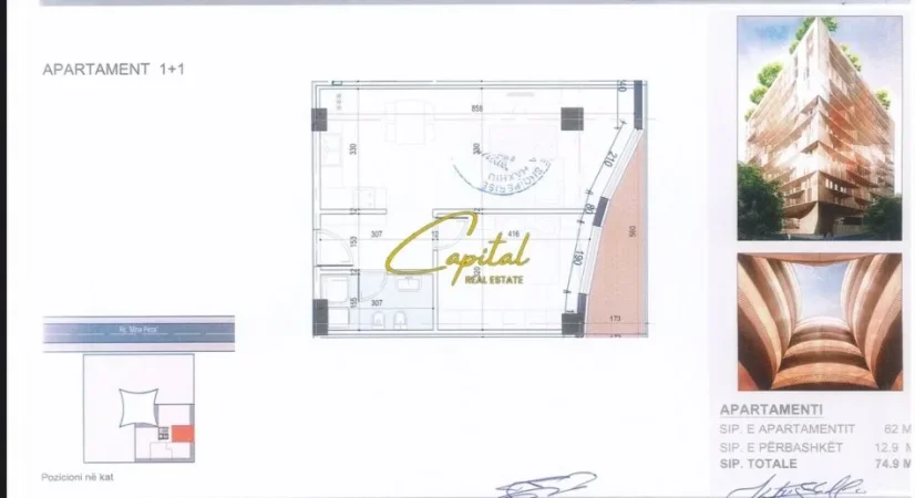 Tirane, jepet me qera zyre Kati 6, 75 m² 750 € (RRUGA MINE PEZA)