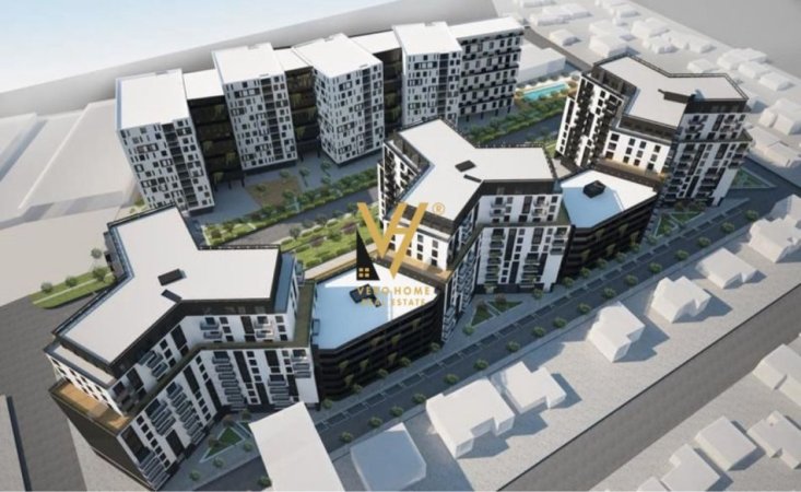 Tirane, shitet apartament 1+1+Ballkon Kati 7, 74 m² 122.500 € (GARDEN RESIDENCE TURDIU, FUSHA E AVIACIONIT)