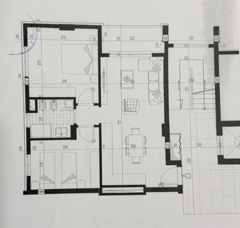 Tirane, shes apartament 2+1 Kati 6, 81 m² 105.000 € (kamez)