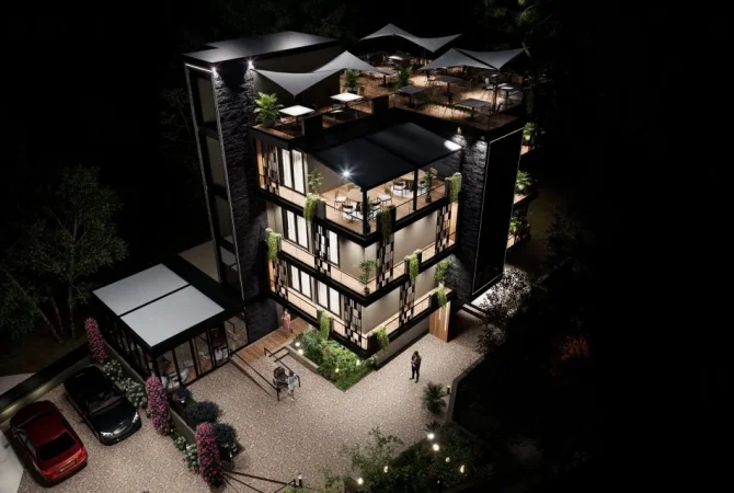 1. Projektim dhe marrje leje  - 2. Ndertim 100 %  - 3. Supervision, koaludimi dhe hipotekim