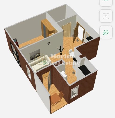 Tirane, jepet me qera apartament 1+1 Kati 2, 60 m² 450 € (Rruga 5 Maji)