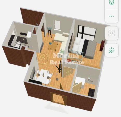 Tirane, jepet me qera apartament 1+1 Kati 2, 60 m² 450 € (Rruga 5 Maji)