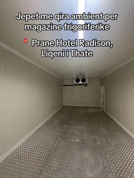 Tirane, jepet me qera magazine Kati 0, 200 m² (Liqeni i Thate, prane Hotel Radison)