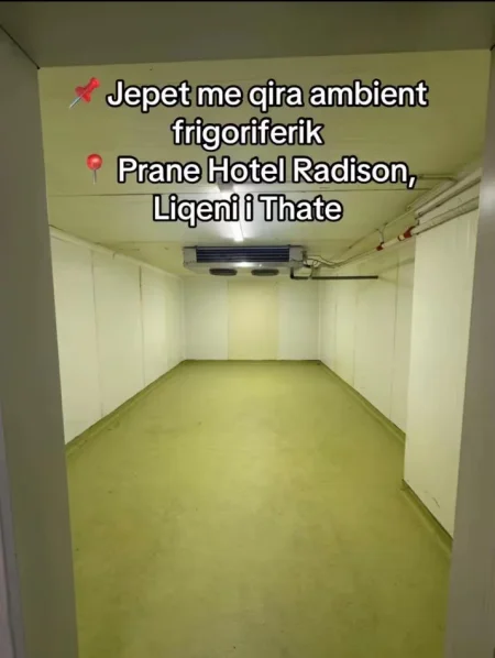 Tirane, jepet me qera magazine Kati 0, 110 m² (Liqeni i Thate, pran Hotel Radison)