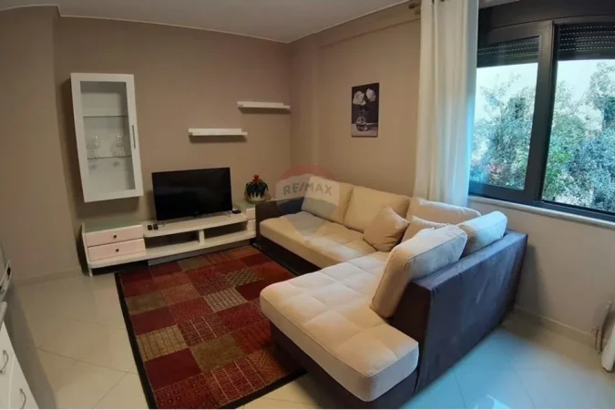Tirane, jepet me qera apartament 1+1 Kati 1, 65 m² 600 € (Liqeni i Tiranes)