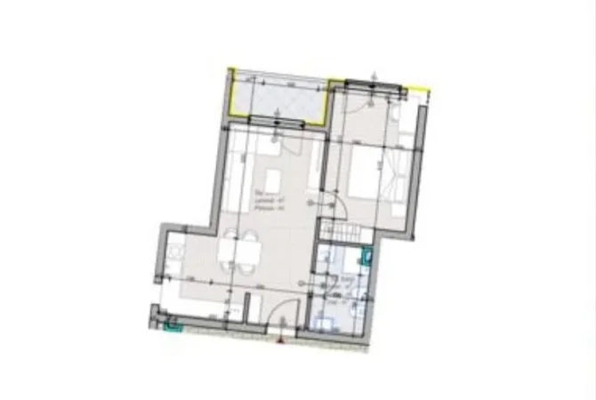 Tirane, shitet apartament 1+1+Ballkon Kati 0, 65 m² 75.210 € (Stacioni i Trenit)