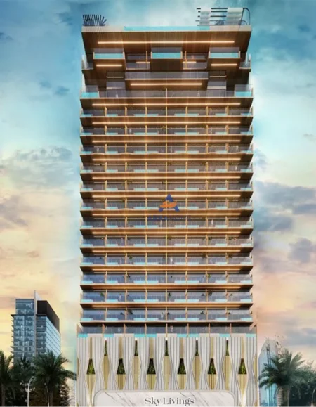 Emiratet UAE, shitet Kati 2, 44 m² 195.000 € (Sky Livings By Peace Homes, Dubai)
