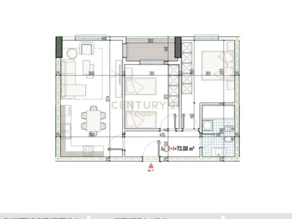 Tirane, shitet apartament 2+1 Kati 1, 84 m² 86.660 € (PASKUQAN)