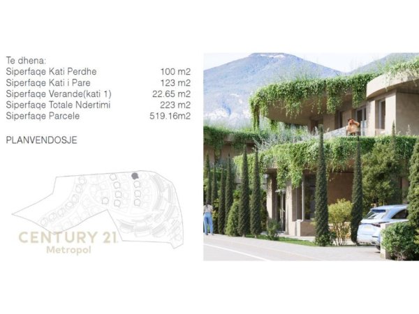 Tirane, shitet Vile 4+1 , 223 m² 592.350 € (Farke)