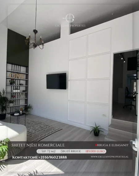 Tirane, shitet ambjent biznesi Kati 0, 72 m² 185.000 € (Rruga Elbasanit)