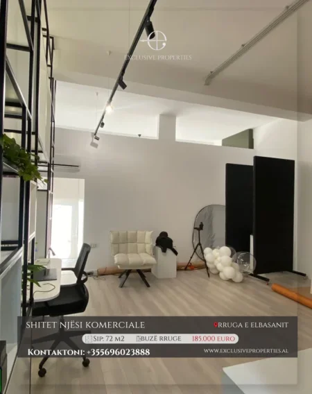 Tirane, shitet ambjent biznesi Kati 0, 72 m² 185.000 € (Rruga Elbasanit)